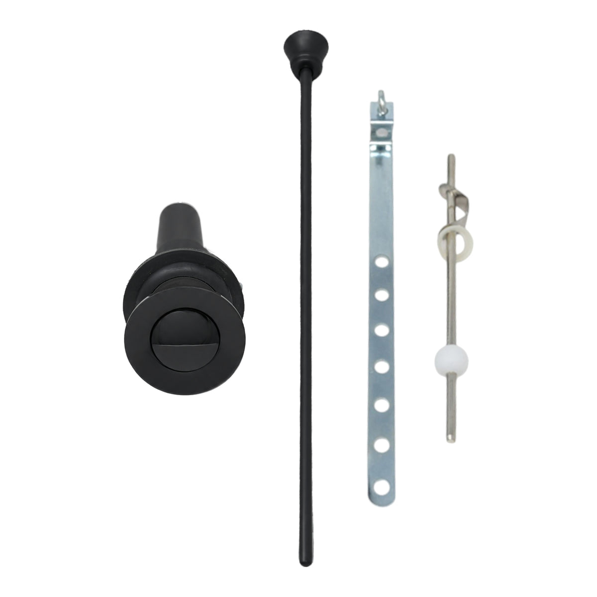 Lavatory Pop-Up Drain with Solid Brass and 1.25" Tube Drain P0085 in Oil Rubbed Bronze, face-on view