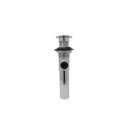 Strom Living Lavatory Pop-Up Drain with Solid Brass and 1.25" Tube Drain Chrome - Sink Components