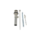 Strom Living Lavatory Pop-Up Drain with Solid Brass and 1.25" Tube Drain Polished Nickel - Sink Components
