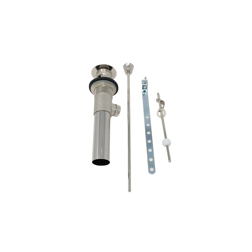 Strom Living Lavatory Pop-Up Drain with Solid Brass and 1.25" Tube Drain - Sink Components
