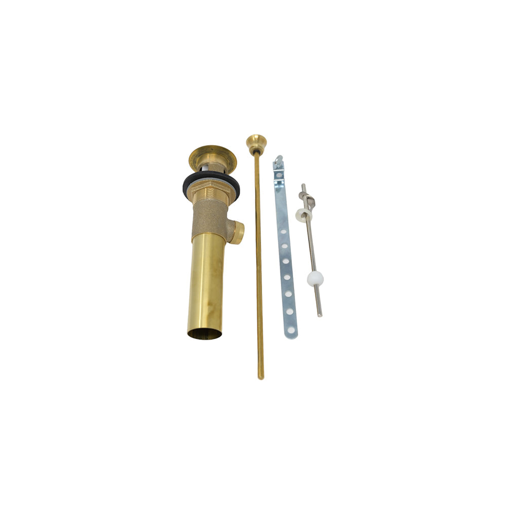 Strom Living Lavatory Pop-Up Drain with Solid Brass and 1.25" Tube Drain - Sink Components