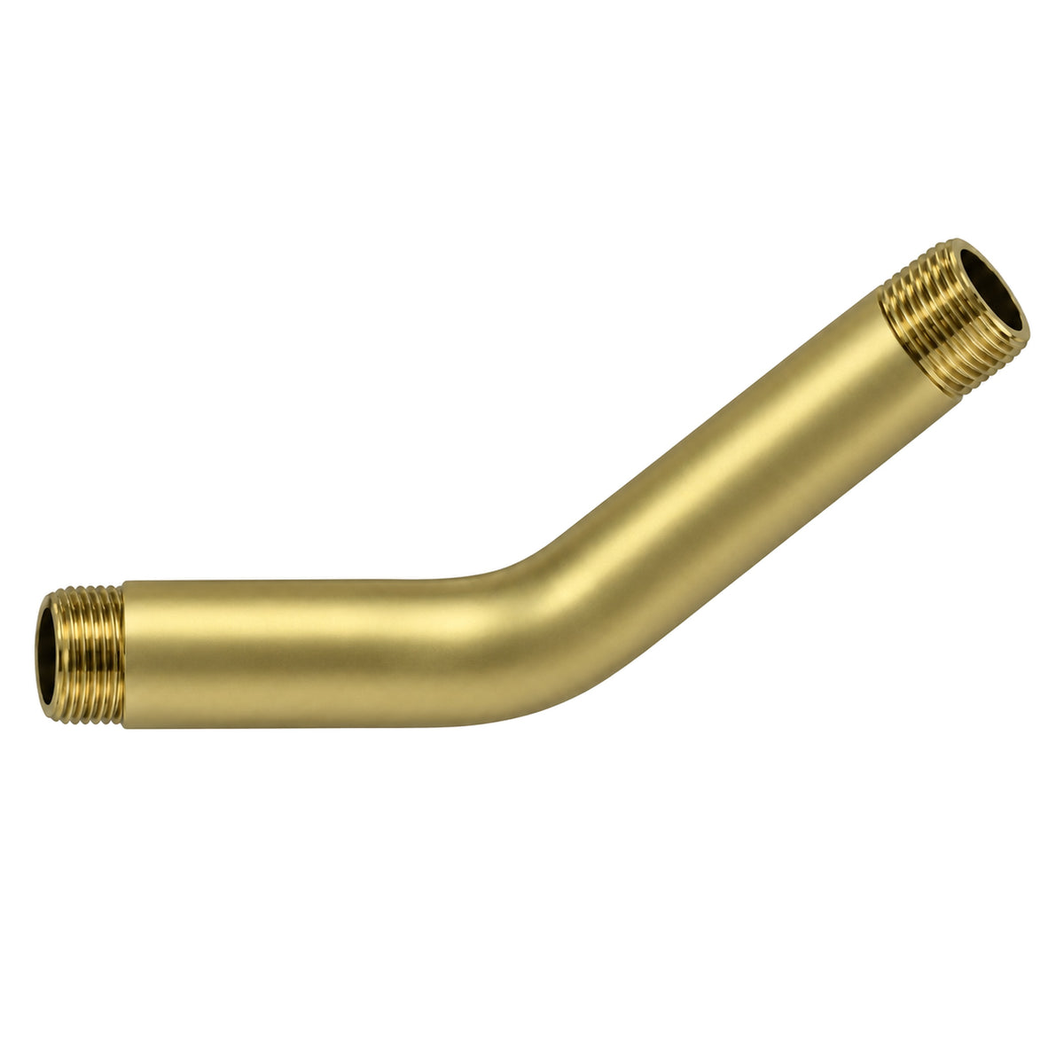 Shower Arm, 1/2" IPS P0086A in Raw Brass