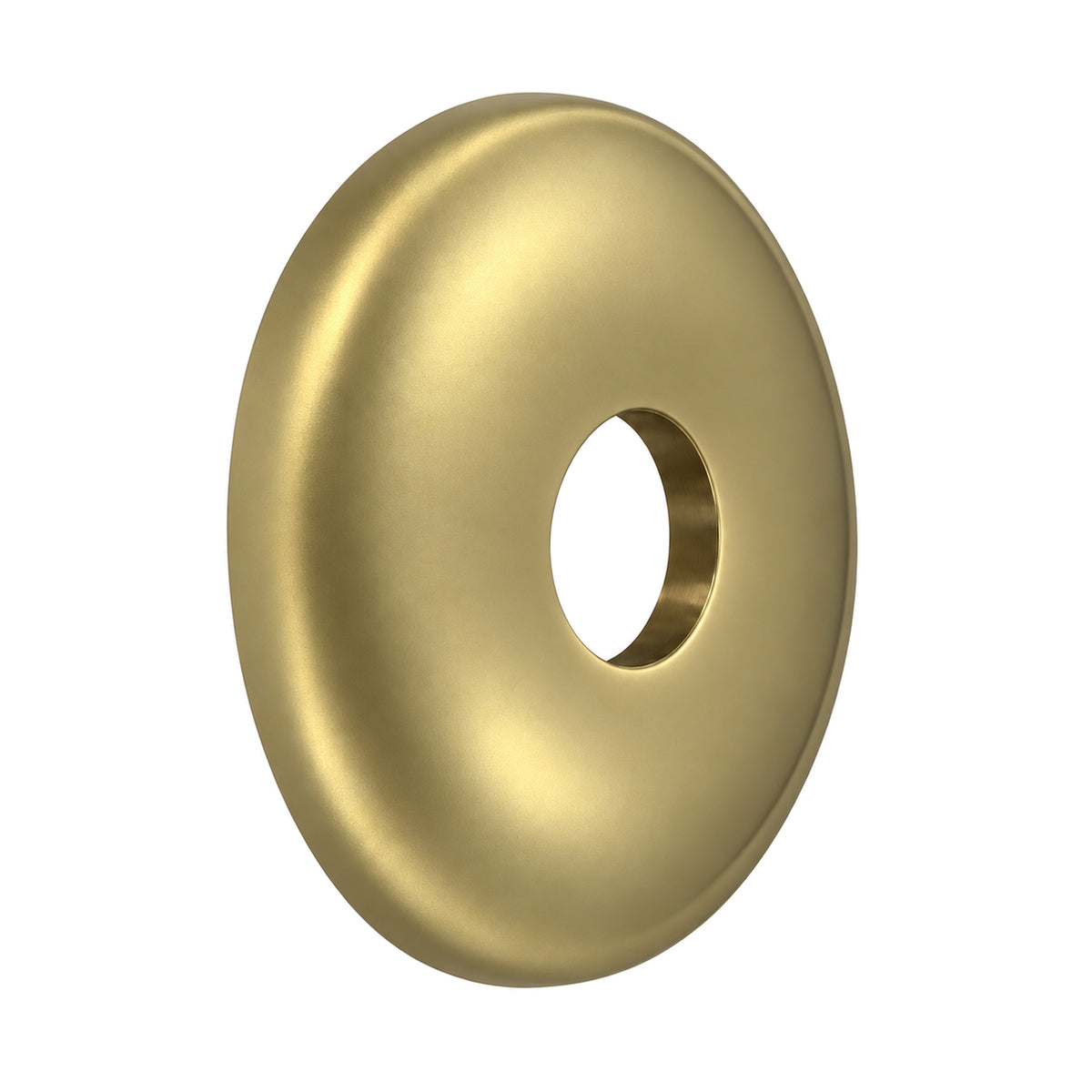 Shower Arm Escutcheon P0086E in Raw Brass