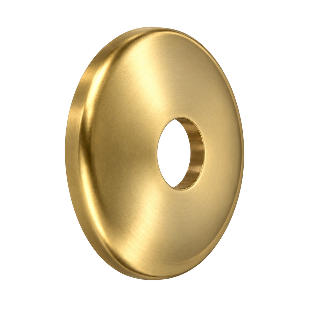 Shower Arm Escutcheon P0086E in Satin Brass