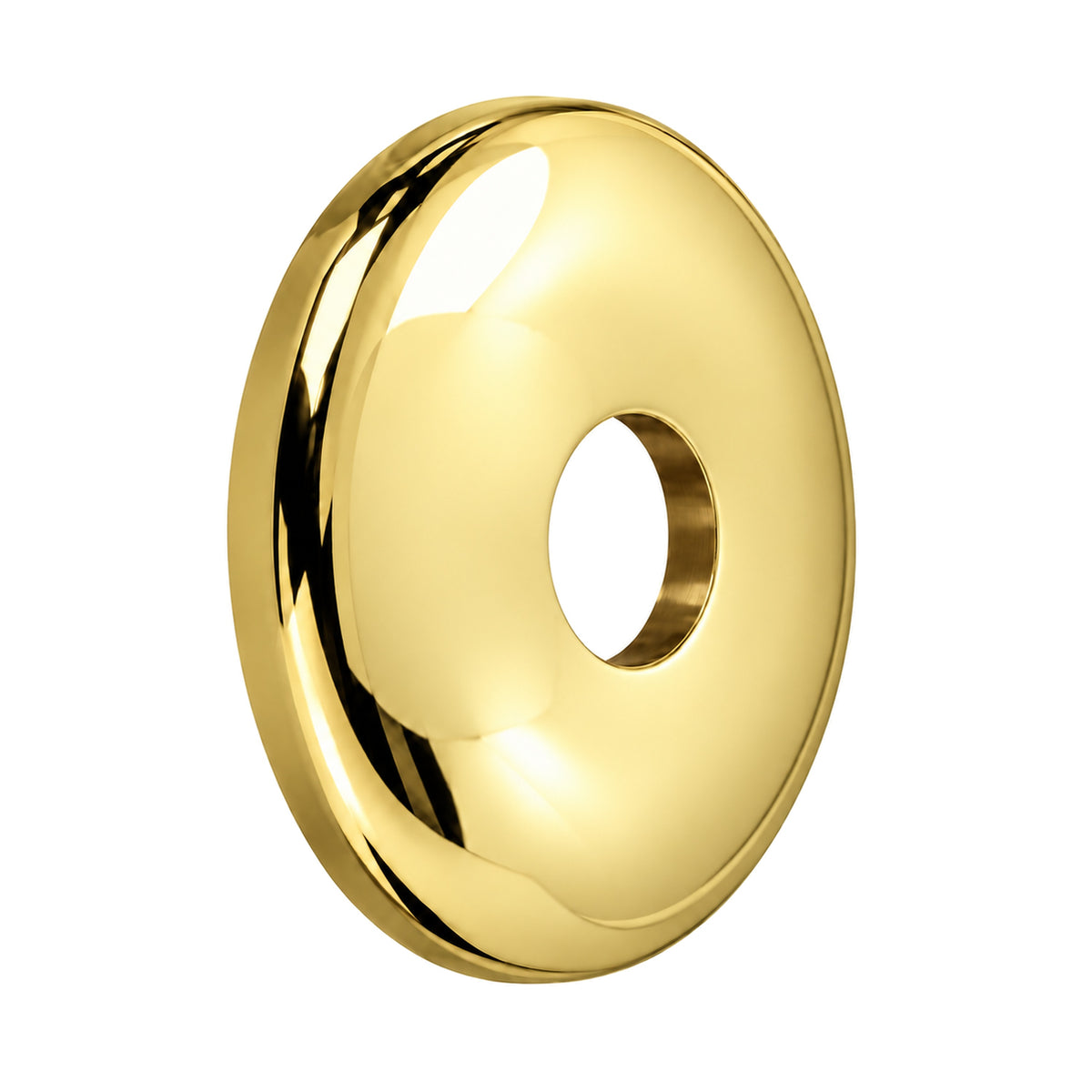 Shower Arm Escutcheon P0086E in Supercoat Brass / Polished Brass