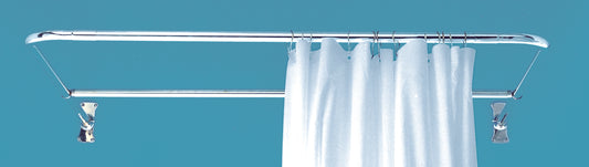 Strom Living Enclosure with  D Ring Shower Package, L Shaped Bar, and Wall Bracket