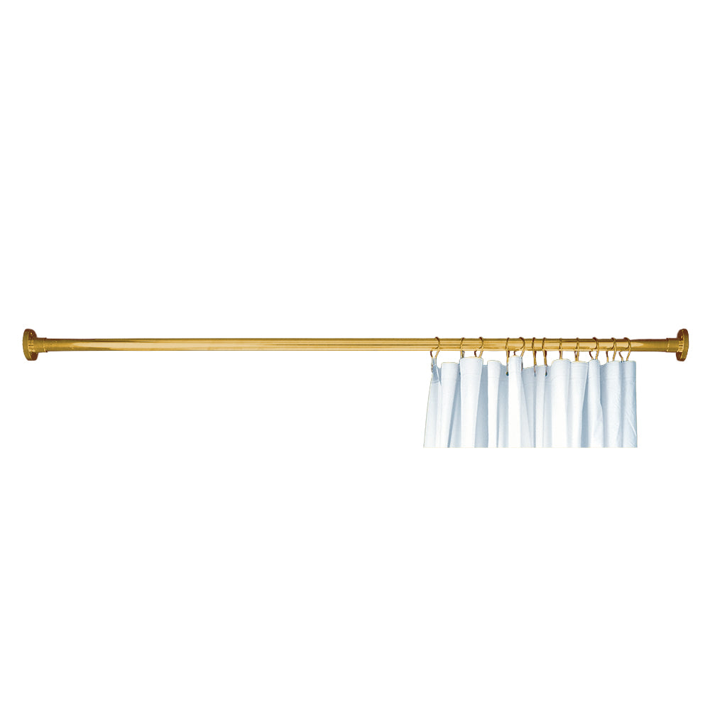 Strom Living Enclosure with Shower Rod Package and Solid Brass