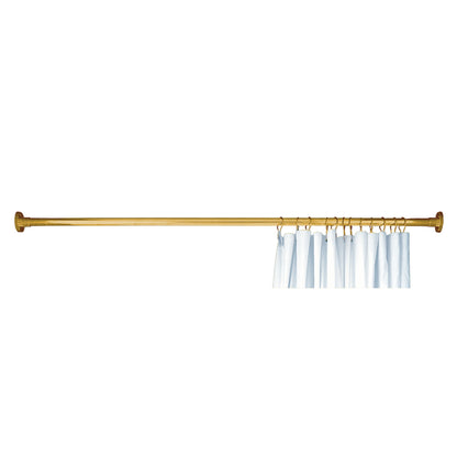 Strom Living Enclosure with Shower Rod Package and Solid Brass