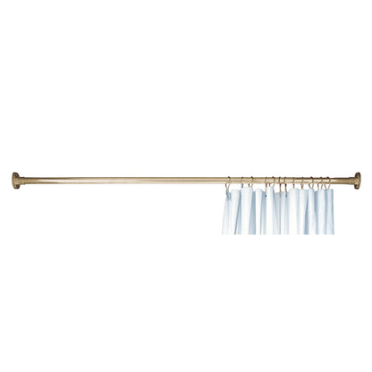Strom Living Enclosure with Shower Rod Package and Solid Brass