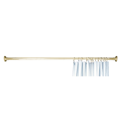 Strom Living Enclosure with Shower Rod Package and Solid Brass