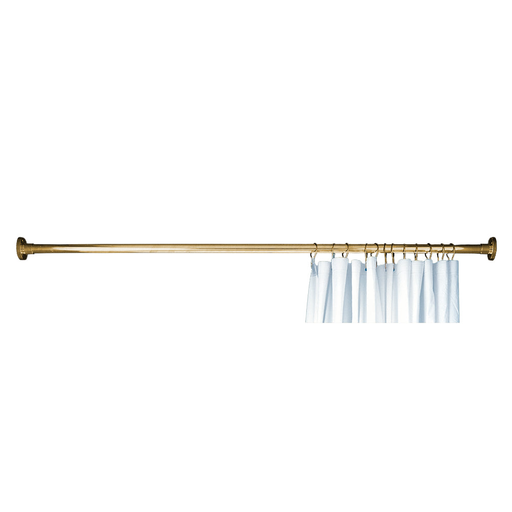 Strom Living Enclosure with Shower Rod Package and Solid Brass