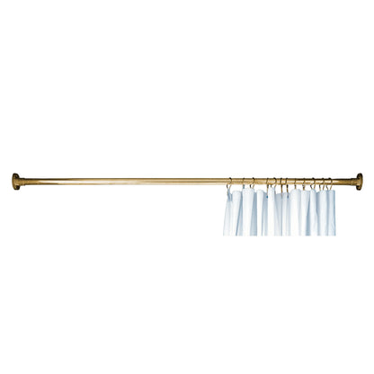 Strom Living Enclosure with Shower Rod Package and Solid Brass