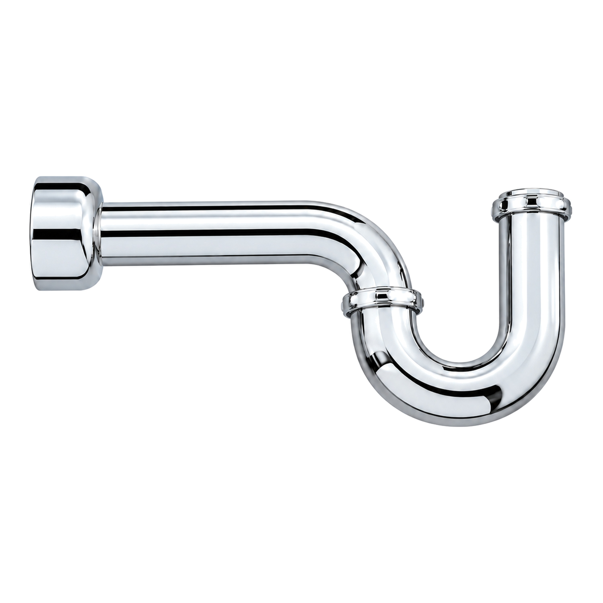 Strom Living P0097 P Trap with Escutcheon in Chrome