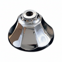 Strom Living Mississippi Deco Escutcheon with Deck Plate and Cover Holes Chrome - Faucet Parts
