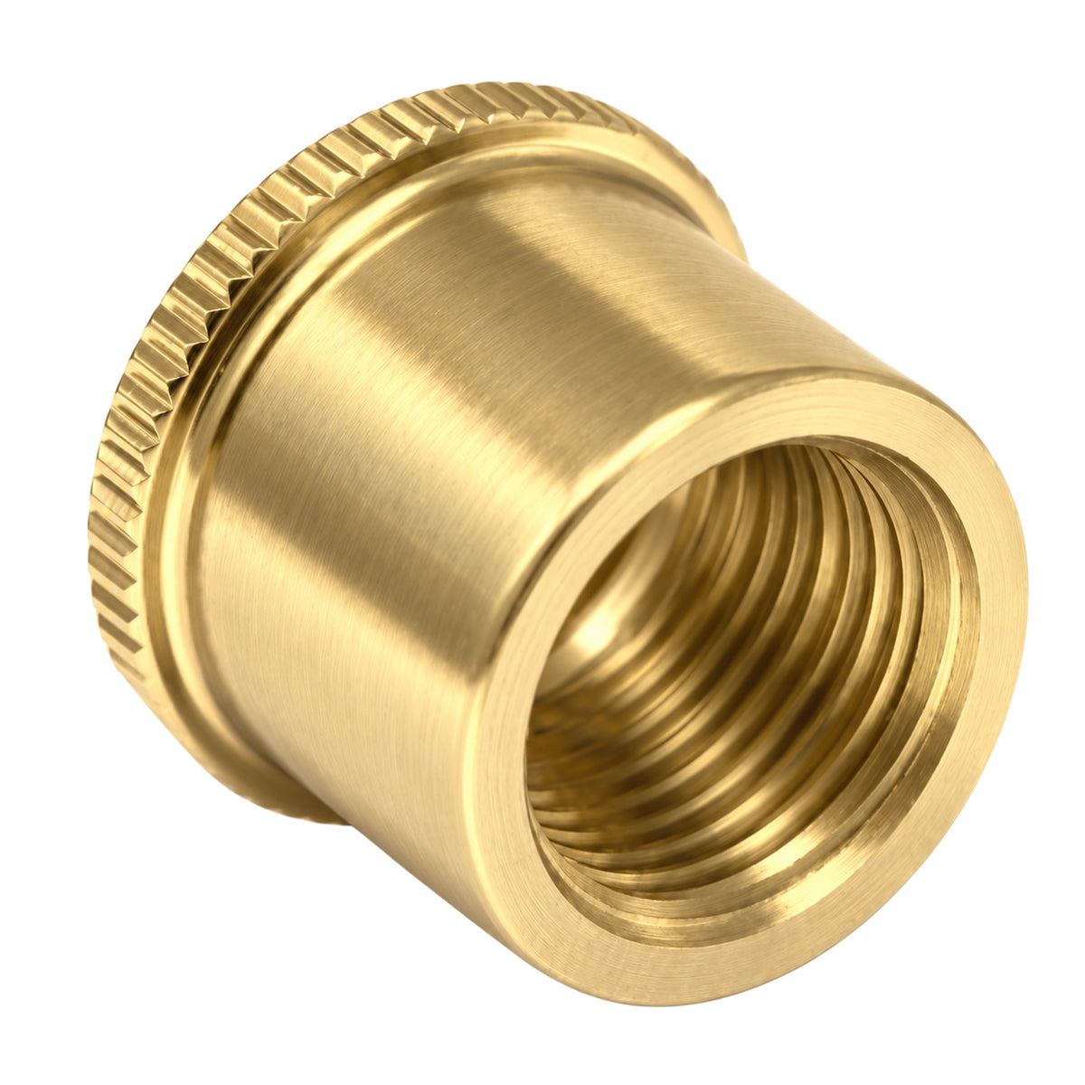 Escutcheon Nut P0100R in Satin Brass