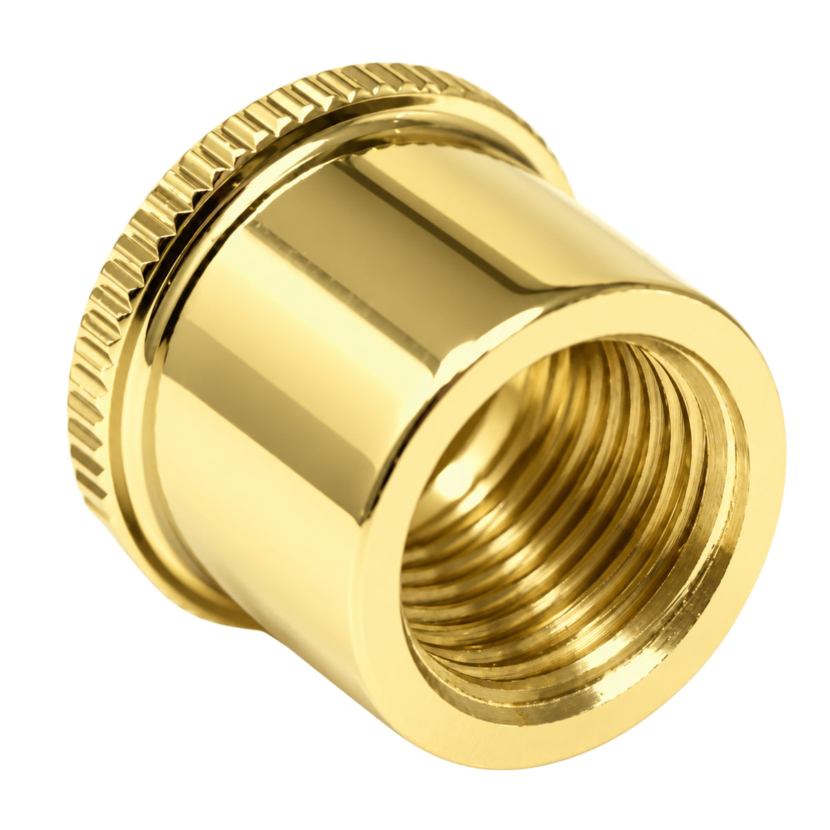 Escutcheon Nut P0100R in Supercoat Brass / Polished Brass
