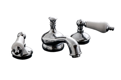 Strom Living Sacramento Widespread Lavatory Faucet with Pop-Up Drain and 4" Lever Handles Pair