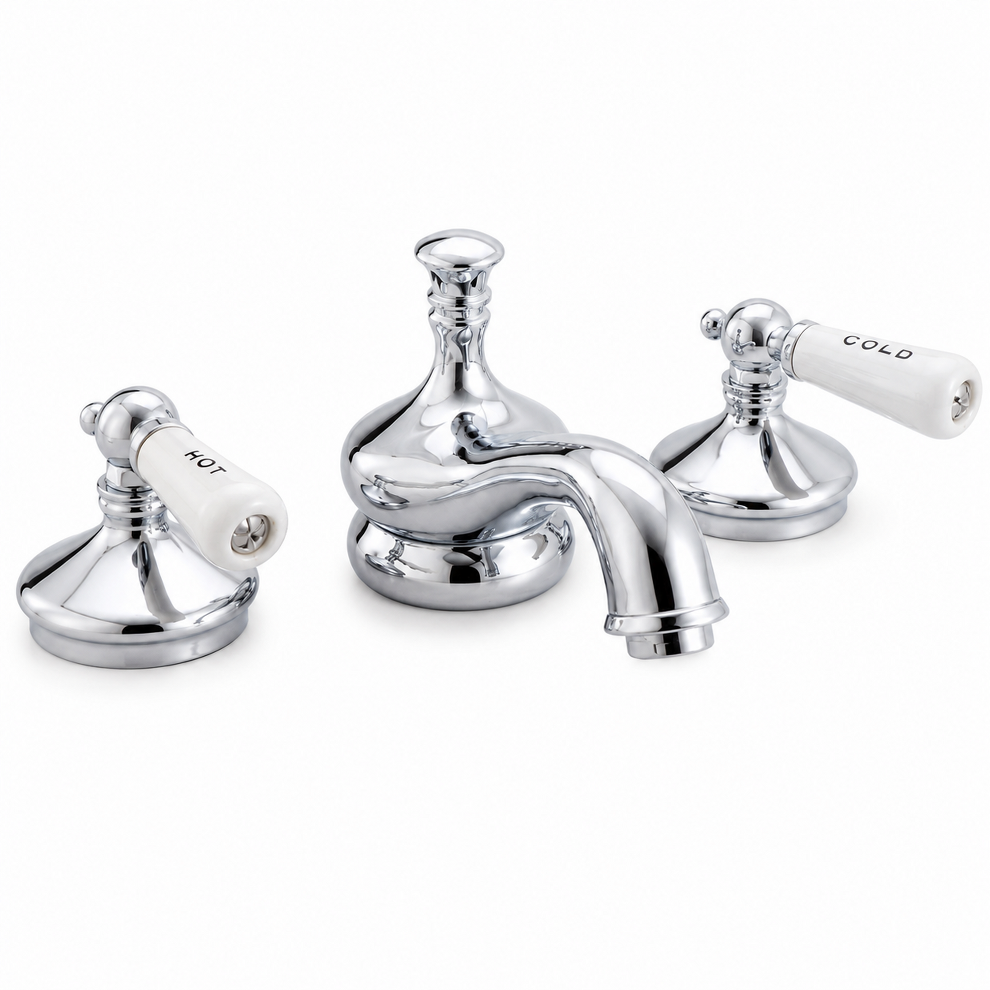 Sacramento Widespread Lavatory Faucet P0104 | Strom Living Chrome - Bathroom Faucets