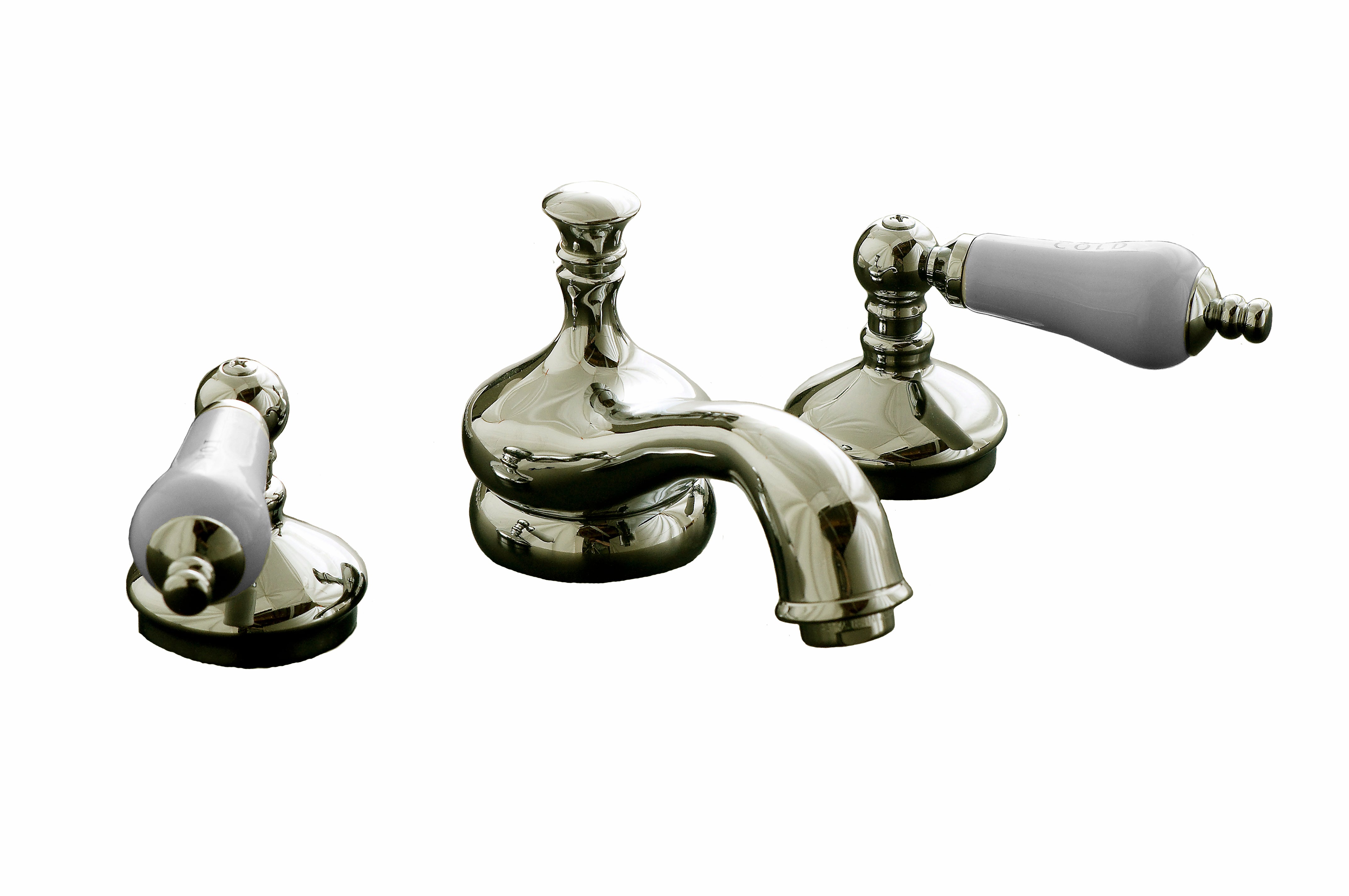 Sacramento Widespread Lavatory Faucet with Pop-Up Drain and 4" Lever Handles Pair P0104 | Strom Living