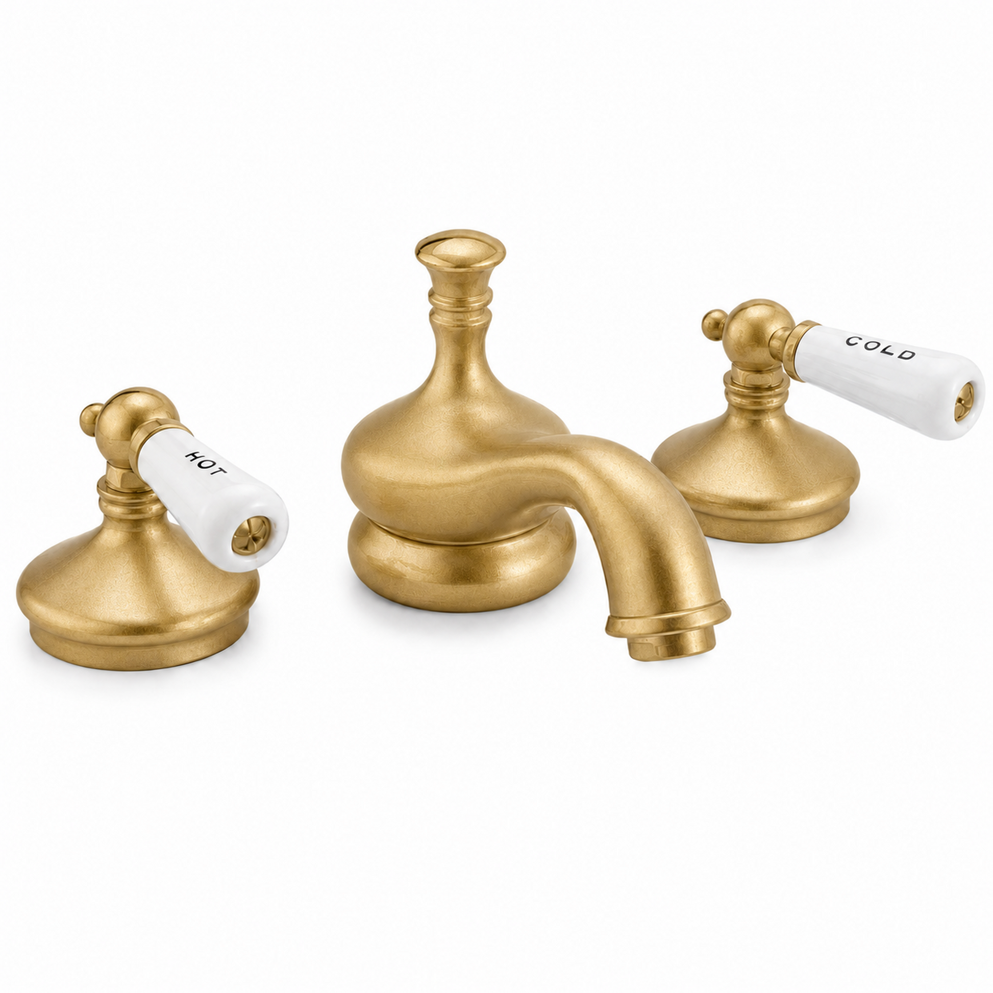 Sacramento Widespread Lavatory Faucet P0104 | Strom Living Raw Brass - Bathroom Faucets
