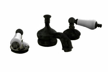 Strom Living Sacramento Widespread Lavatory Faucet with Pop-Up Drain and 4" Lever Handles Pair