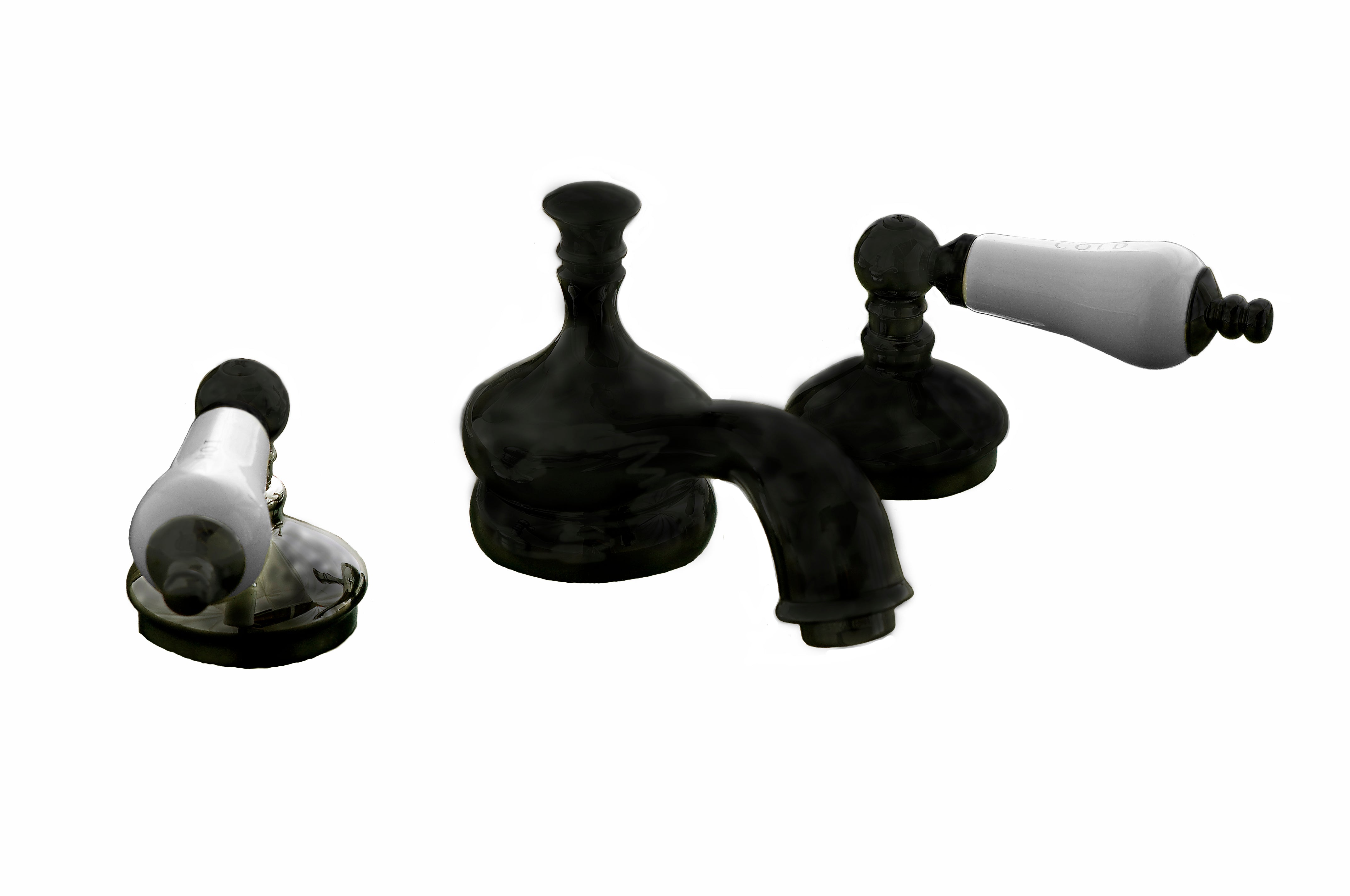 Sacramento Widespread Lavatory Faucet with Pop-Up Drain and 4" Lever Handles Pair P0104 | Strom Living