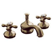 Sacramento Sink Faucet with Cross Handles, 5" Spout Extension and Valves P0140 | Strom Living