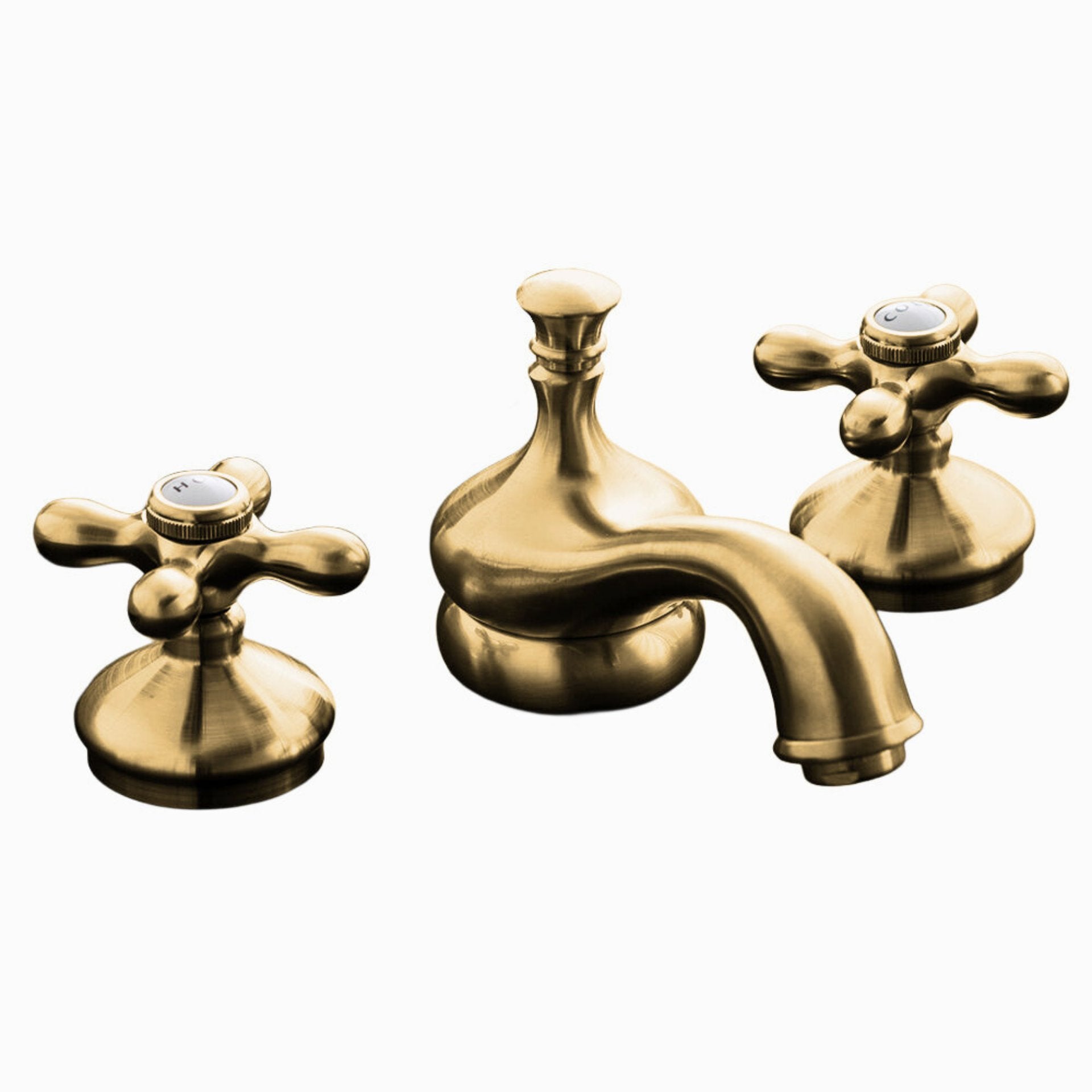 Sacramento Widespread Faucet, Cross Handles P0140 | Strom Living - Bathroom Faucets