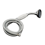 Strom Living Porcelain Handheld Shower with Handheld Shower Hose and Vacuum Breaker
