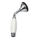 Strom Living Porcelain Handheld Shower with Handheld Shower Hose and Vacuum Breaker in Chrome