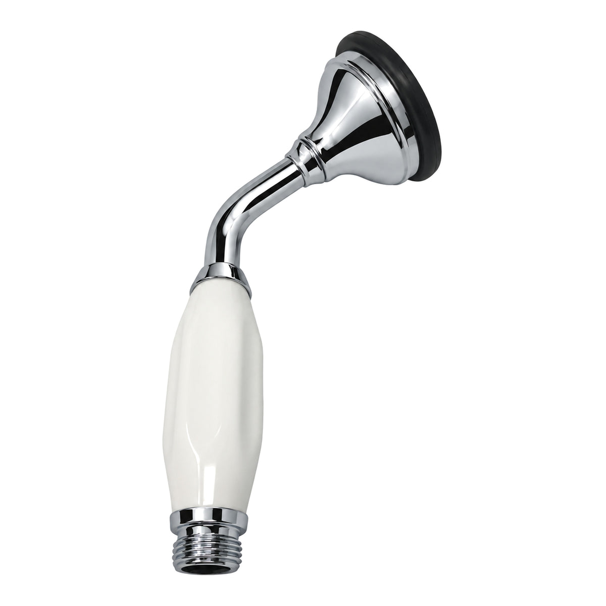 Strom Living Porcelain Handheld Shower with Handheld Shower Hose and Vacuum Breaker in Chrome