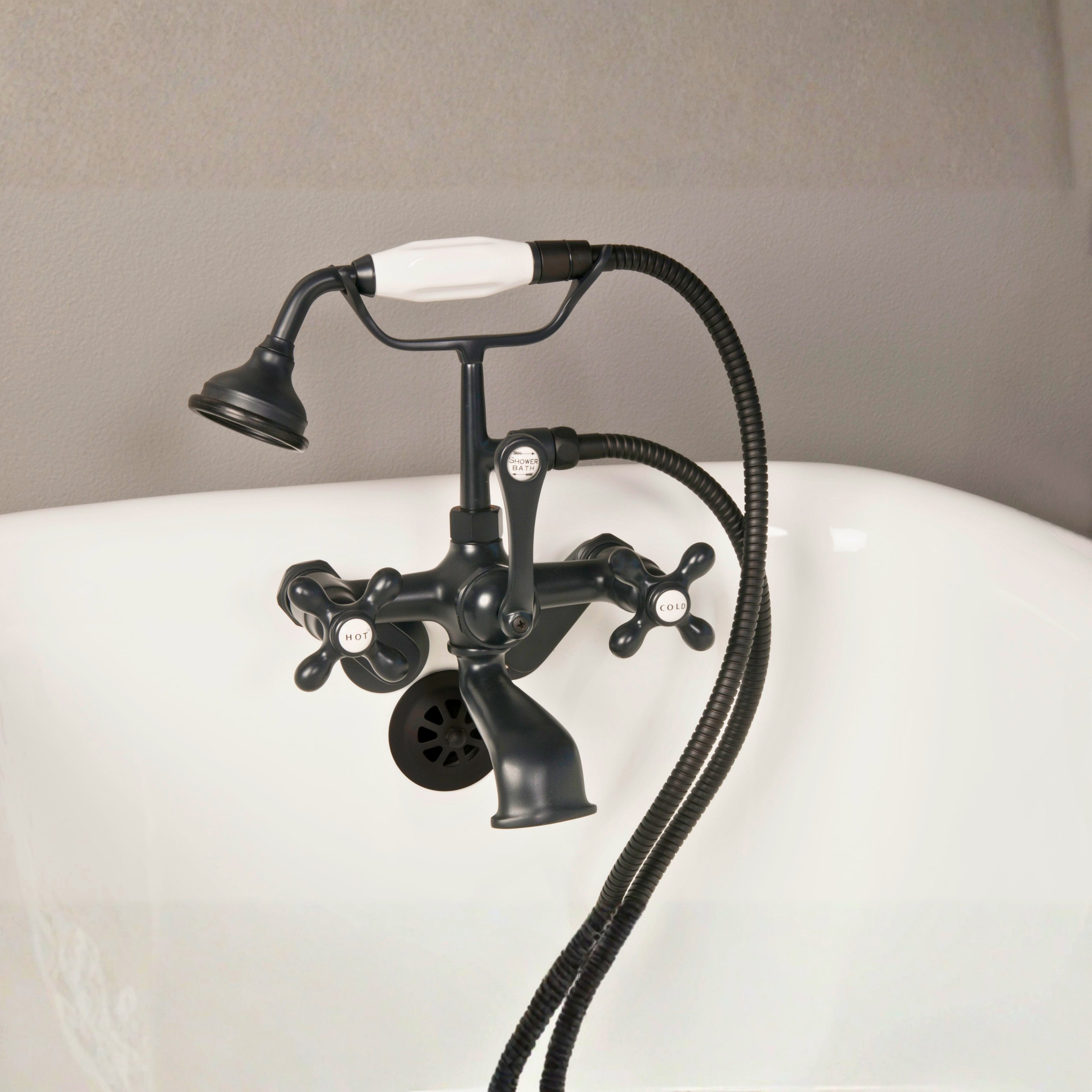 Tub Mount Thames Telephone Faucet Set P0146 | Strom Living - Tub Fillers