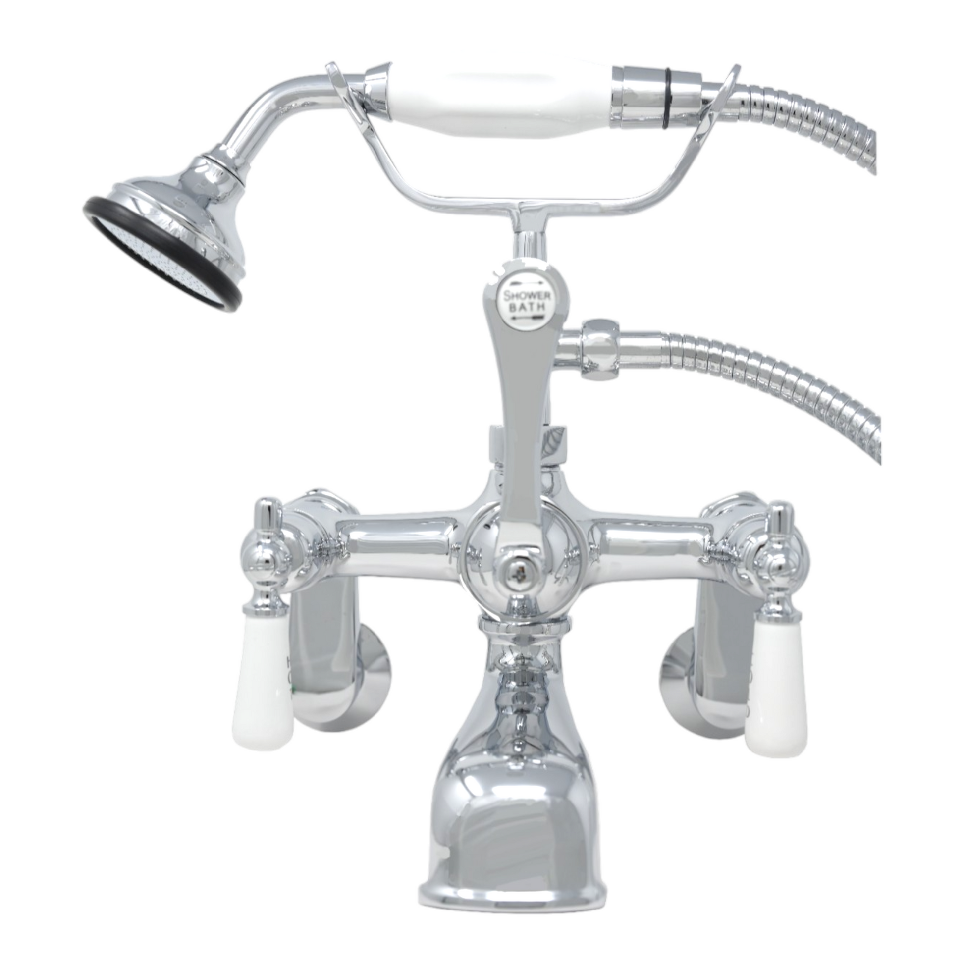 Tub Mount Thames Telephone Faucet Set P0146 | Strom Living Chrome Lever Handles - Tub Fillers