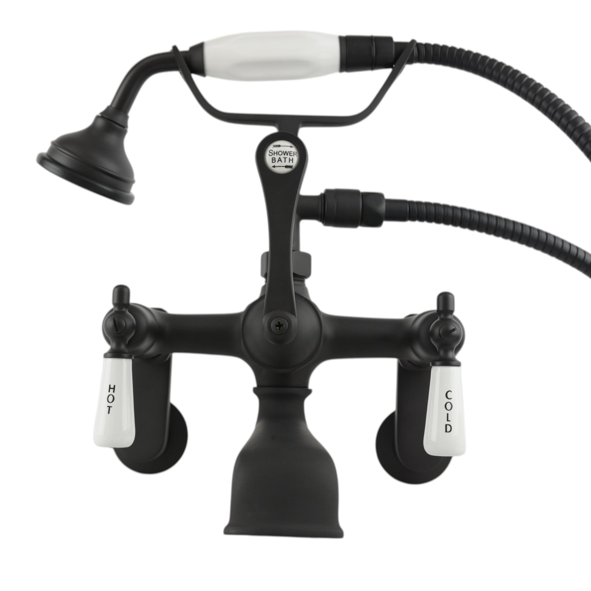 Tub Mount Thames Telephone Faucet Set w/ Handheld P0146 | Strom Living