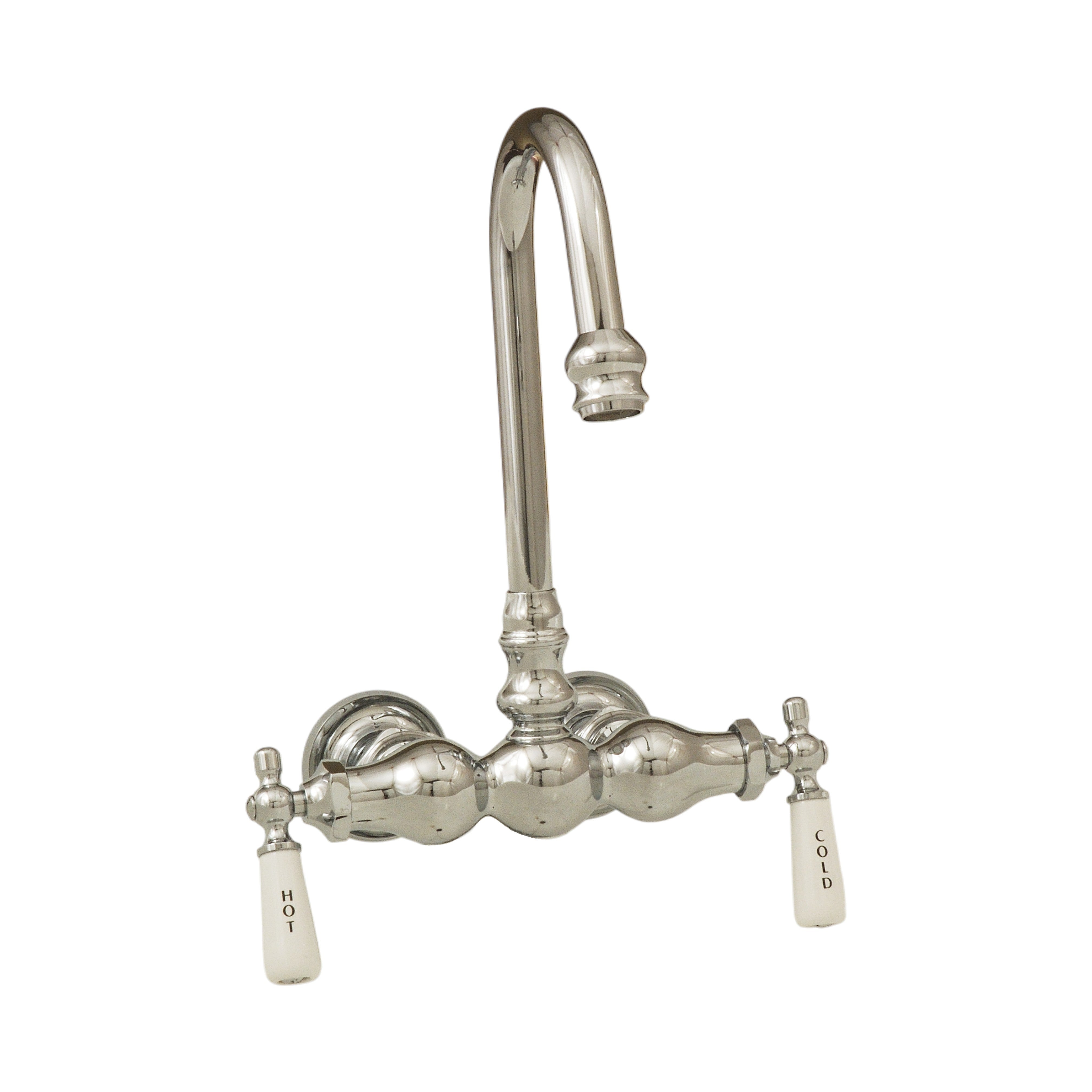 Tub Faucet, 3 Ball  w/ Gooseneck Spout P0149-1 | Strom Living