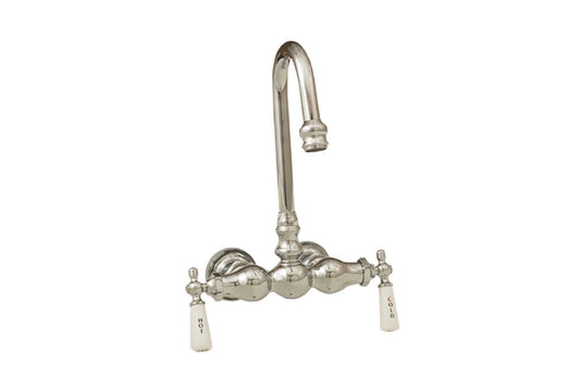 P0149-1 3 Ball Tub Faucet w/ Gooseneck Spout