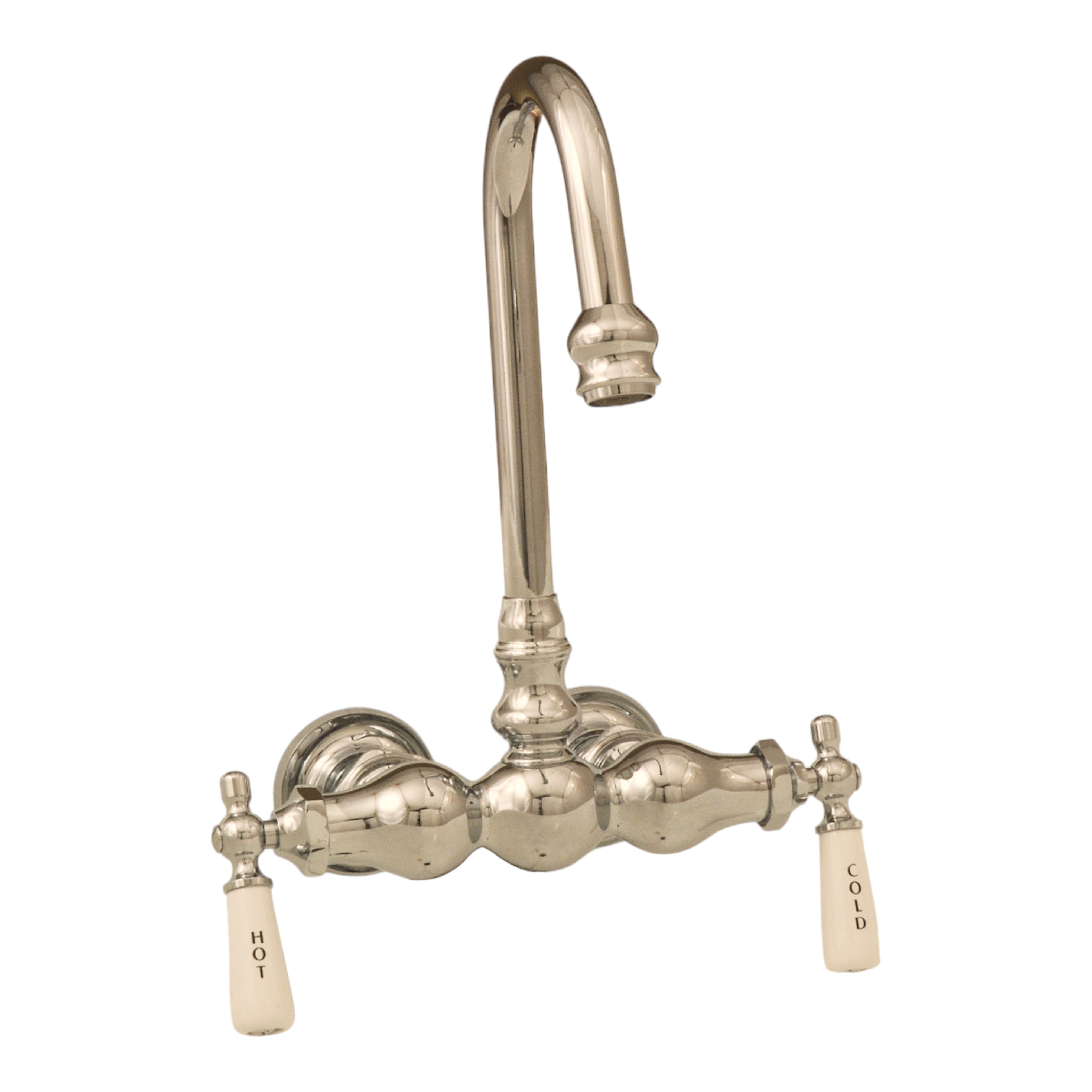 Tub Faucet, 3 Ball  w/ Gooseneck Spout P0149-1 | Strom Living