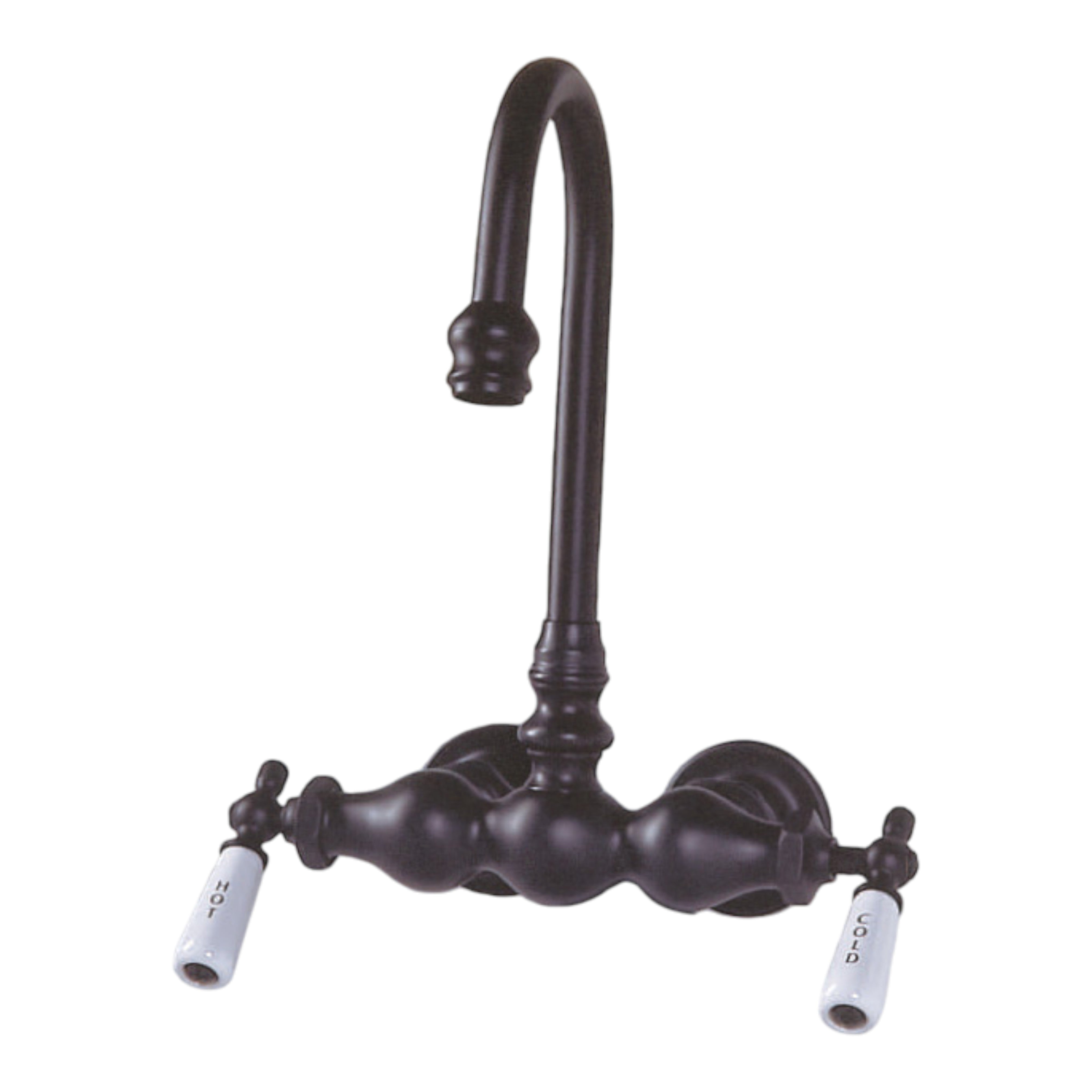 Tub Mount Gooseneck Faucet, 3 Ball P0149-1 | Strom Living Oil Rubbed Bronze - Tub Fillers