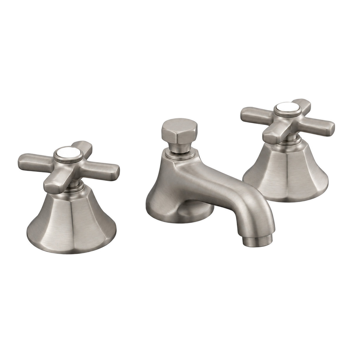 Mississippi Deco Widespread Lav Faucet P0152 in Matte Nickel