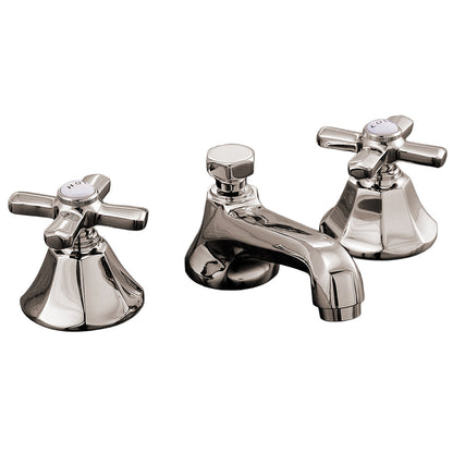 Strom Living Mississippi Deco Widespread Lavatory Faucet with Cross Handles and Pop-up Drain