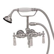 Tub Faucet with Handheld Shower and Vacuum Breaker P0154 | Strom Living Chrome - Tub Fillers