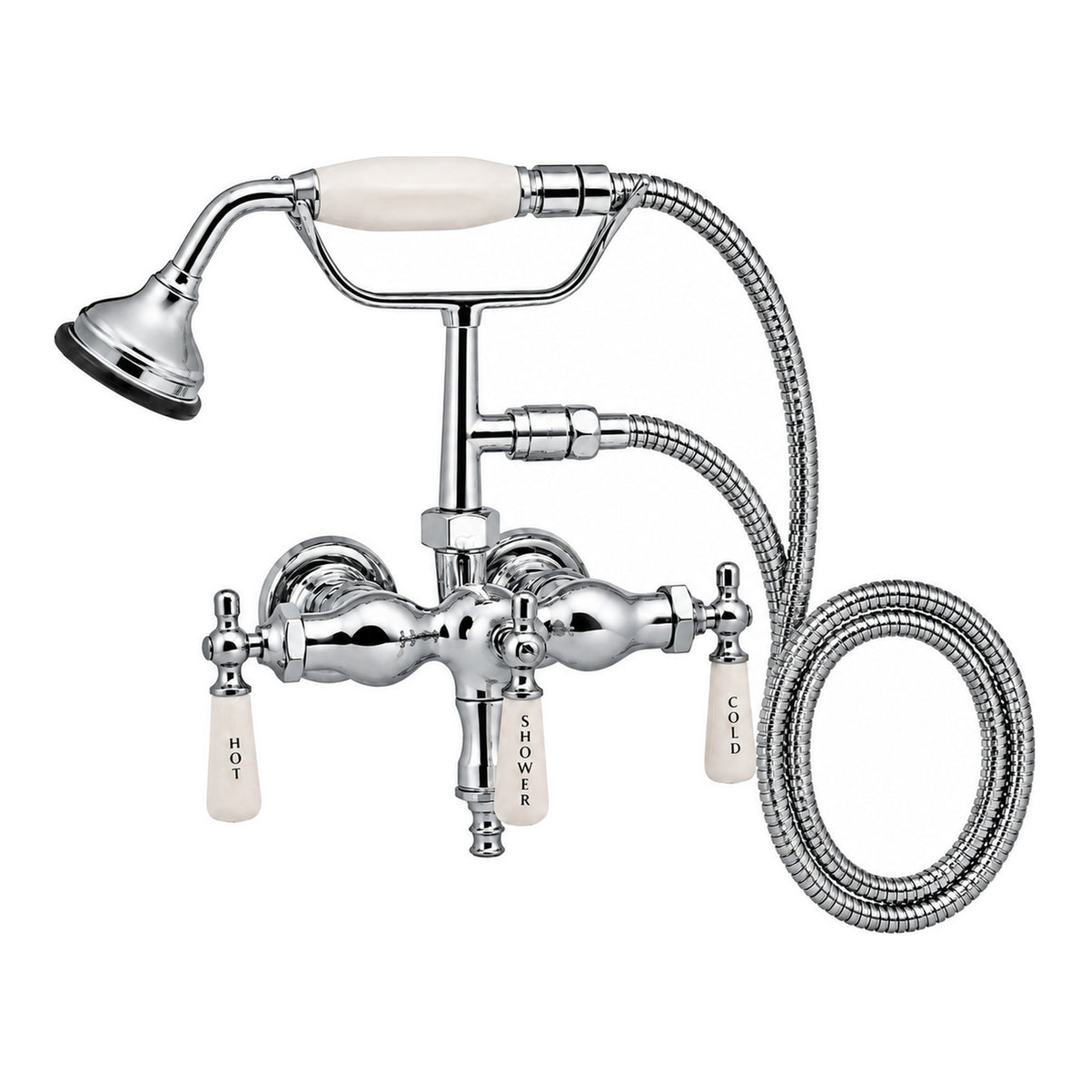 Tub Mount Faucet with Handheld Shower P0154 in Chrome