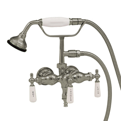 Strom Living Tub Faucet with Handheld Shower and Vacuum Breaker