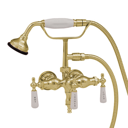 Strom Living Tub Faucet with Handheld Shower and Vacuum Breaker