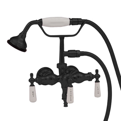 Strom Living Tub Faucet with Handheld Shower and Vacuum Breaker