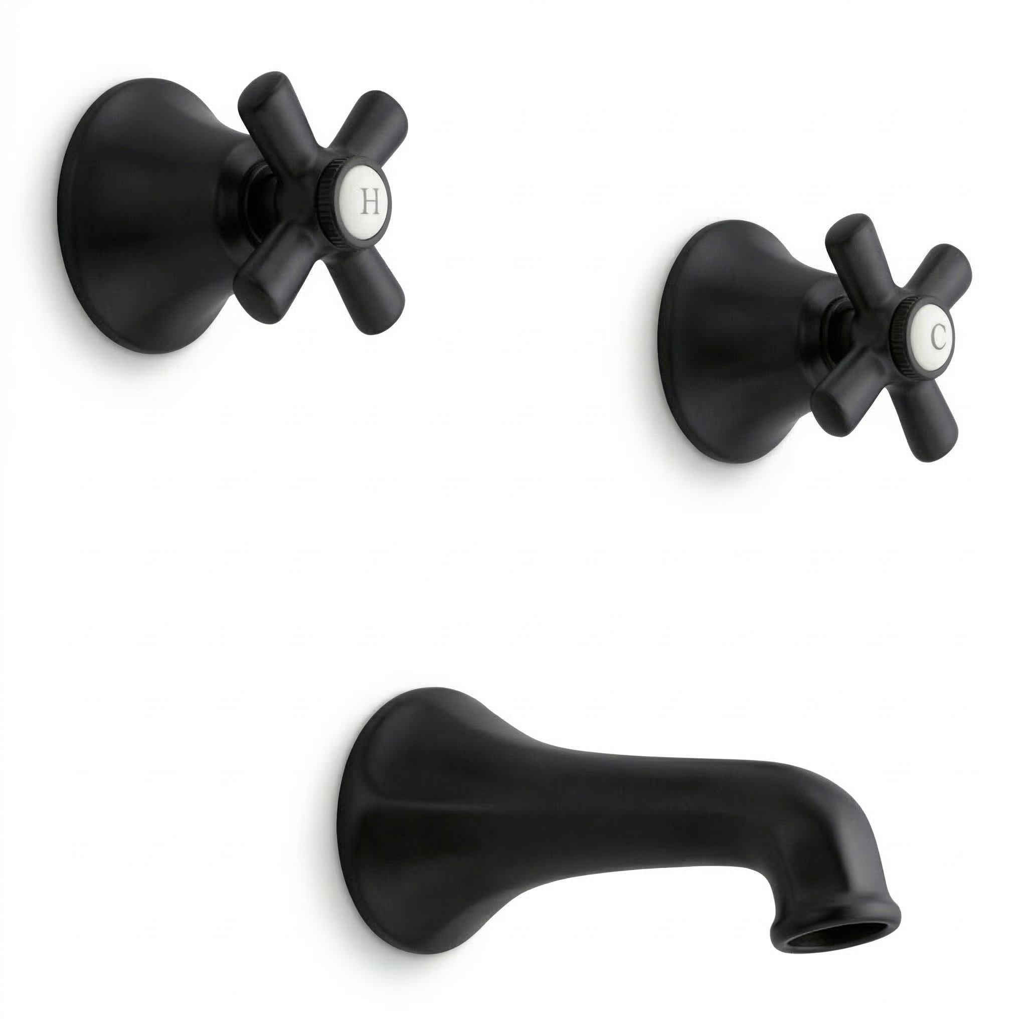 Mississippi In-Wall Tub Filler with 6" Spout P0157 | Strom Living Oil Rubbed Bronze - Showers