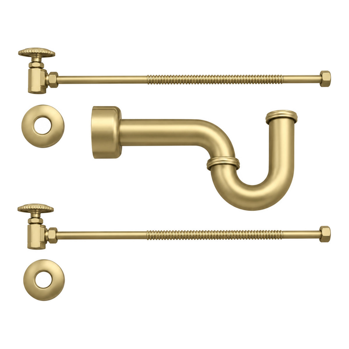 Strom Plumbing Sink Trim Kit with P Trap for 1 1/2" Rough-In in Raw Brass