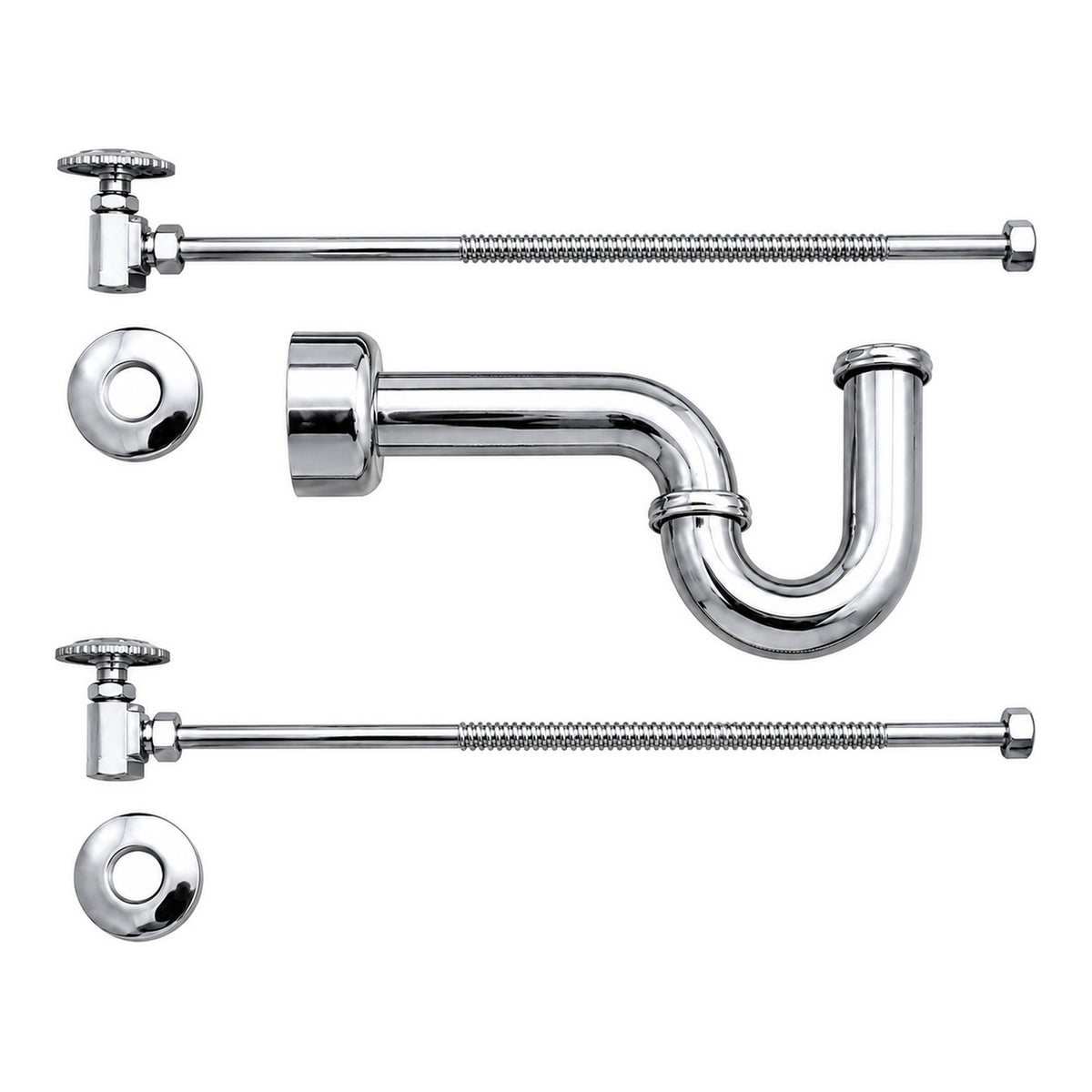 Strom Plumbing Sink Trim Kit with P Trap for 1 1/2" Rough-In in Chrome