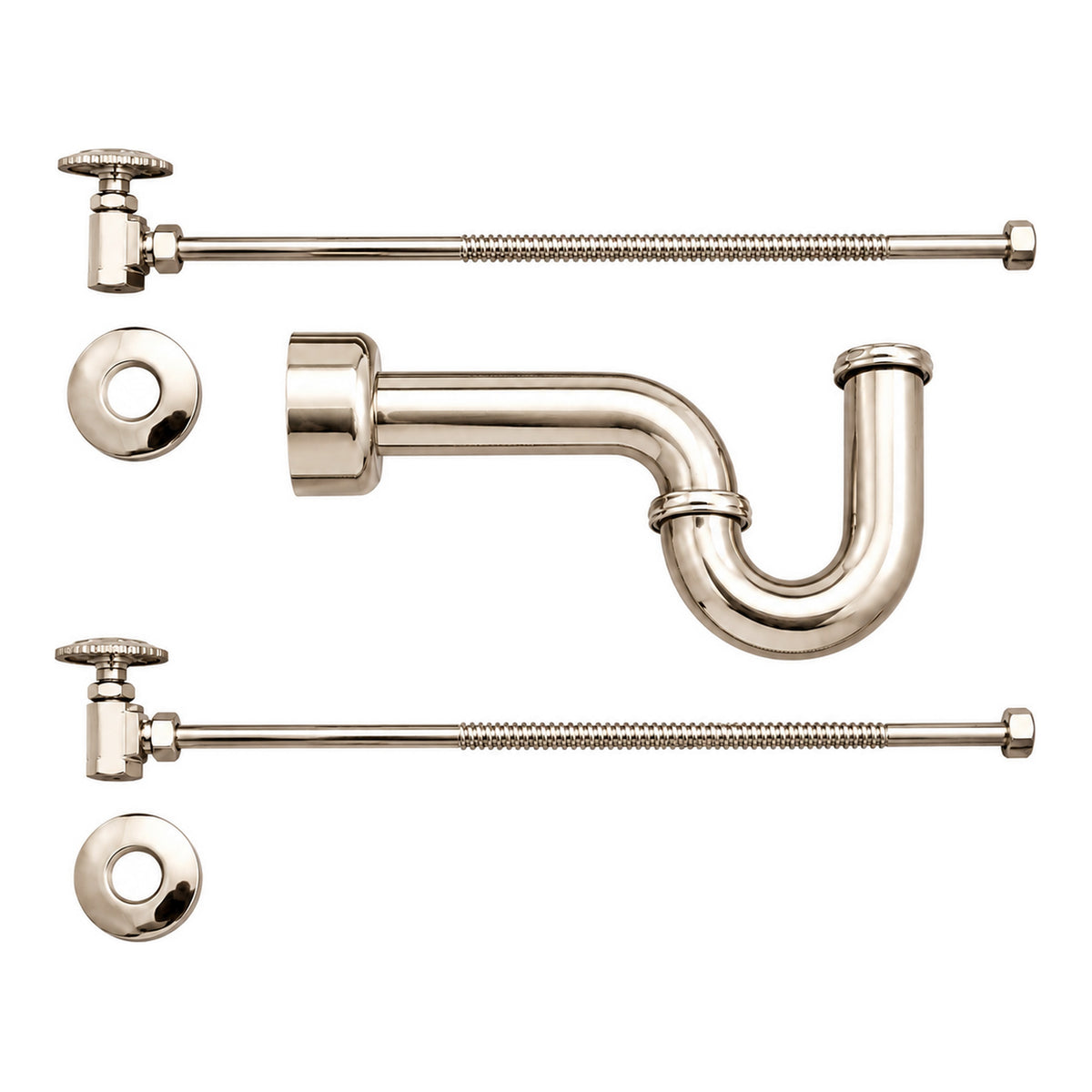 Strom Plumbing Sink Trim Kit with P Trap for 1 1/2" Rough-In in Polished Nickel