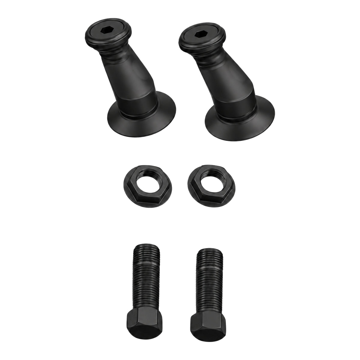 Modified Swing Arm Couplers P0166 in Oil Rubbed Bronze / Satin Black